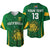 (Custom Text and Number) South Africa Cricket Baseball Jersey Proteas Champion LT13 - Wonder Print Shop