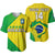 (Custom Text And Number) Brazil Football Baseball Jersey Brasil Map Come On Canarinho Sporty Style - Wonder Print Shop