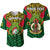 Custom Personalised Vanuatu Rugby Baseball Jersey Coat Of Arms Polynesian Pattern - Wonder Print Shop