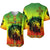 Ethiopia Baseball Jersey Cross Mix Lion Colorful Style - Wonder Print Shop