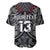 Custom Text and Number New Zealand Silver Fern Rugby Baseball Jersey All Black NZ Maori Pattern LT13 - Wonder Print Shop