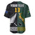 Custom Text and Number South Africa Protea and New Zealand Fern Baseball Jersey Rugby Go Springboks vs All Black LT13 - Wonder Print Shop