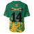 Jamaica Athletics Baseball Jersey Jamaican Flag With African Pattern Sporty Style - Wonder Print Shop