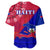 Haiti Baseball Jersey Haiti Flag Dashiki Simple Style - Wonder Print Shop