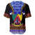 Cameroon Baseball Jersey Atoghu Pattern Black Style - Wonder Print Shop