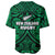 New Zealand Silver Fern Rugby Baseball Jersey All Black Green NZ Maori Pattern LT13 - Wonder Print Shop