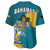 Bahamas Baseball Jersey Blue Marlin With Bahamian Coat Of Arms - Wonder Print Shop