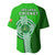 Ireland Cricket Baseball Jersey Irish Flag Celtic Cross Sporty Style - Wonder Print Shop