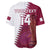 (Custom Text And Number) Qatar Football Baseball Jersey Champions Qatari Al Janoub Stadium WC 2022 - Wonder Print Shop