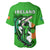 Ireland Cricket Baseball Jersey Irish Flag Shamrock Sporty Style - Wonder Print Shop