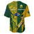 Australia Rugby and South Africa Rugby Baseball Jersey Wallabies Mix Springboks Sporty - Wonder Print Shop