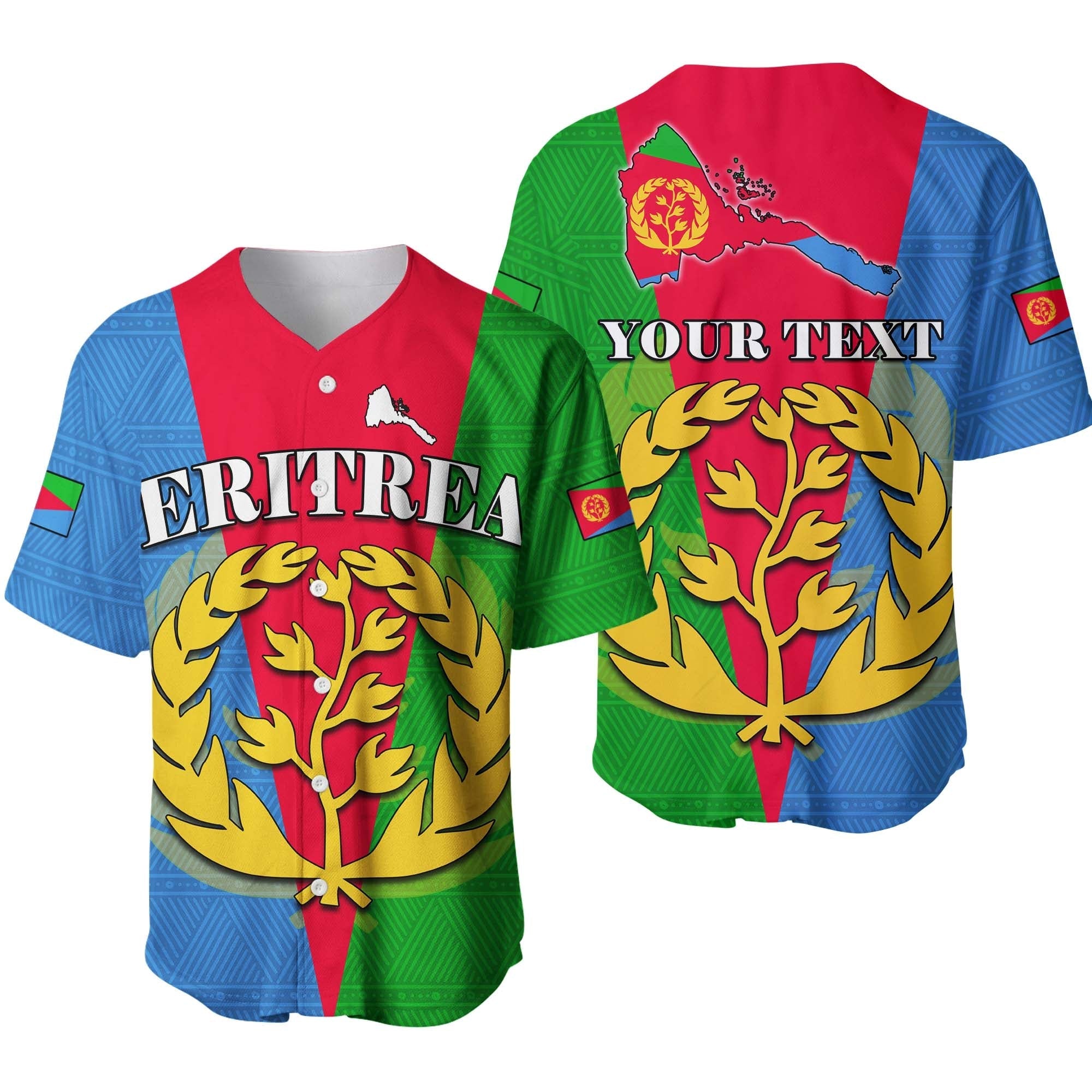 custom-personalised-eritrea-baseball-jersey-eritrean-map-mix-african-pattern-simple-style