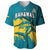 Bahamas Baseball Jersey Blue Marlin With Bahamian Coat Of Arms - Wonder Print Shop