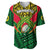 Custom Personalised Vanuatu Rugby Baseball Jersey Coat Of Arms Polynesian Pattern - Wonder Print Shop