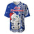 New Zealand Christmas Baseball Jersey Hei Tiki Blue Pohutukawa Meri Kirihimete - Wonder Print Shop