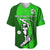 Ireland Cricket Baseball Jersey Irish Flag Celtic Cross Sporty Style - Wonder Print Shop