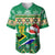 (Custom Personalised) South Africa Christmas Baseball Jersey King Protea Geseende Kersfees - Wonder Print Shop