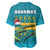 Bahamas Baseball Jersey Bahamian Blue Marlin Merry Christmas - Wonder Print Shop