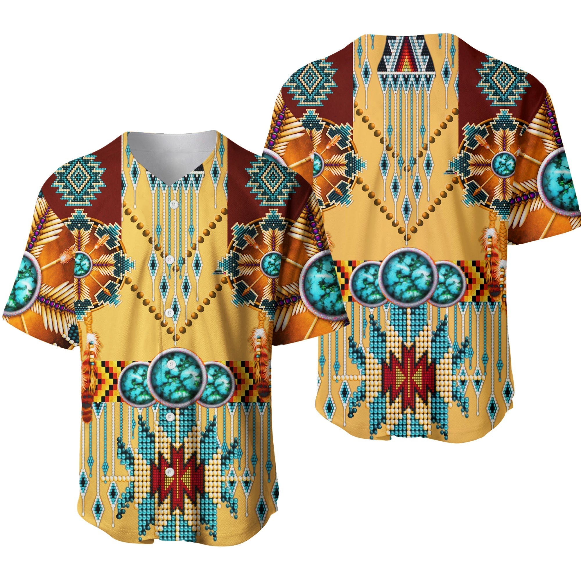 Native American Baseball Jersey Dream Catchers Indigenous LT13 - Wonder Print Shop