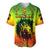 Ethiopia Baseball Jersey Cross Mix Lion Colorful Style - Wonder Print Shop