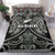 Custom Personalised New Zealand Silver Fern Rugby Bedding Set All Black NZ Maori Pattern LT13 - Wonder Print Shop