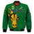 South Africa Rugby Bomber Jacket Bokke Springbok With African Pattern Stronger Together - Wonder Print Shop