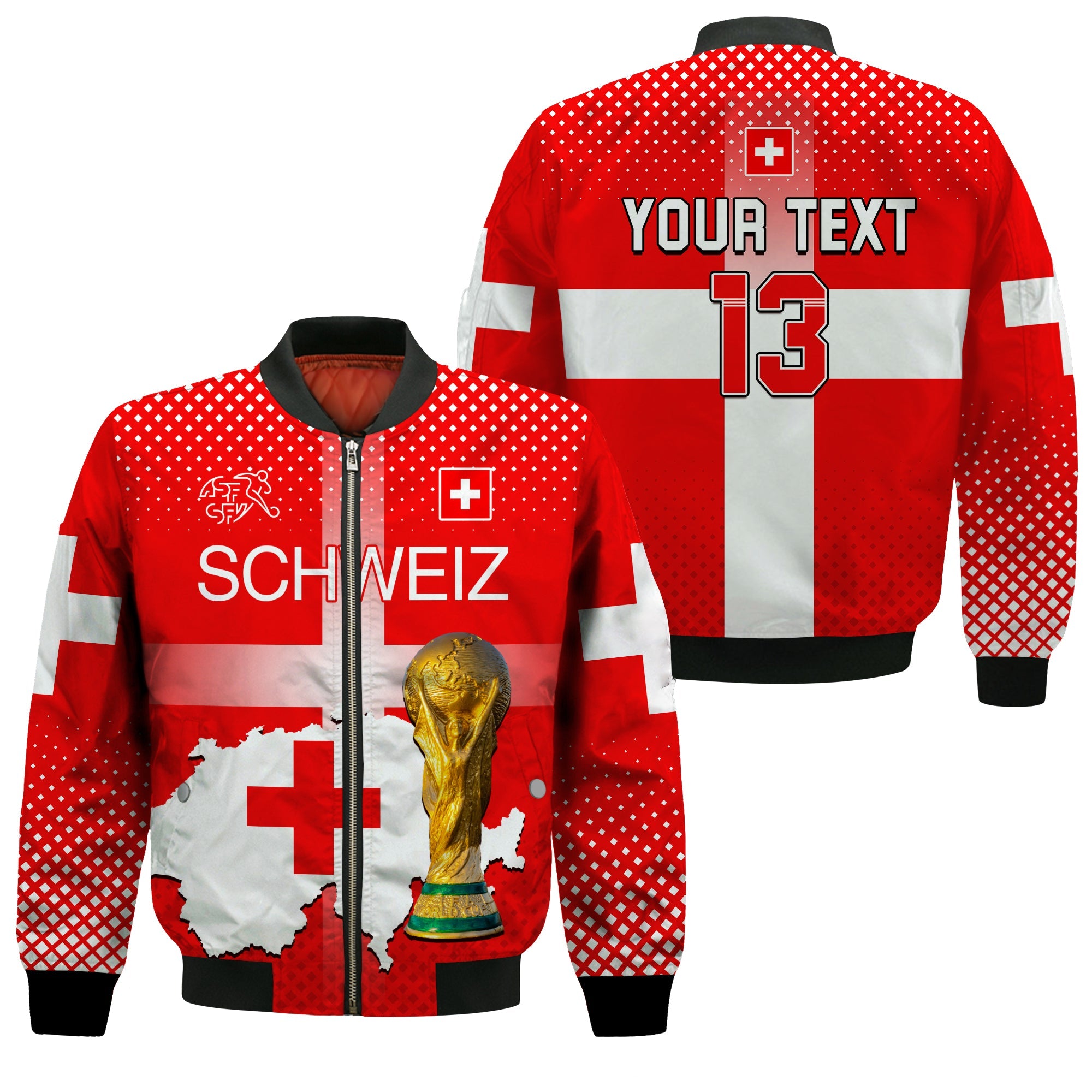 custom-text-and-number-switzerland-football-bomber-jacket-schweizer-pati-champion-2022-world-cup