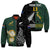 Custom Text and Number South Africa Protea and New Zealand Fern Bomber Jacket Rugby Go Springboks vs All Black LT13 - Wonder Print Shop