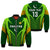 (Custom Text and Number) Pakistan Cricket Bomber Jacket Green Shaheens Champion LT13 - Wonder Print Shop