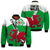 Wales Football Bomber Jacket Come On Welsh Dragons With Celtic Knot Pattern - Wonder Print Shop