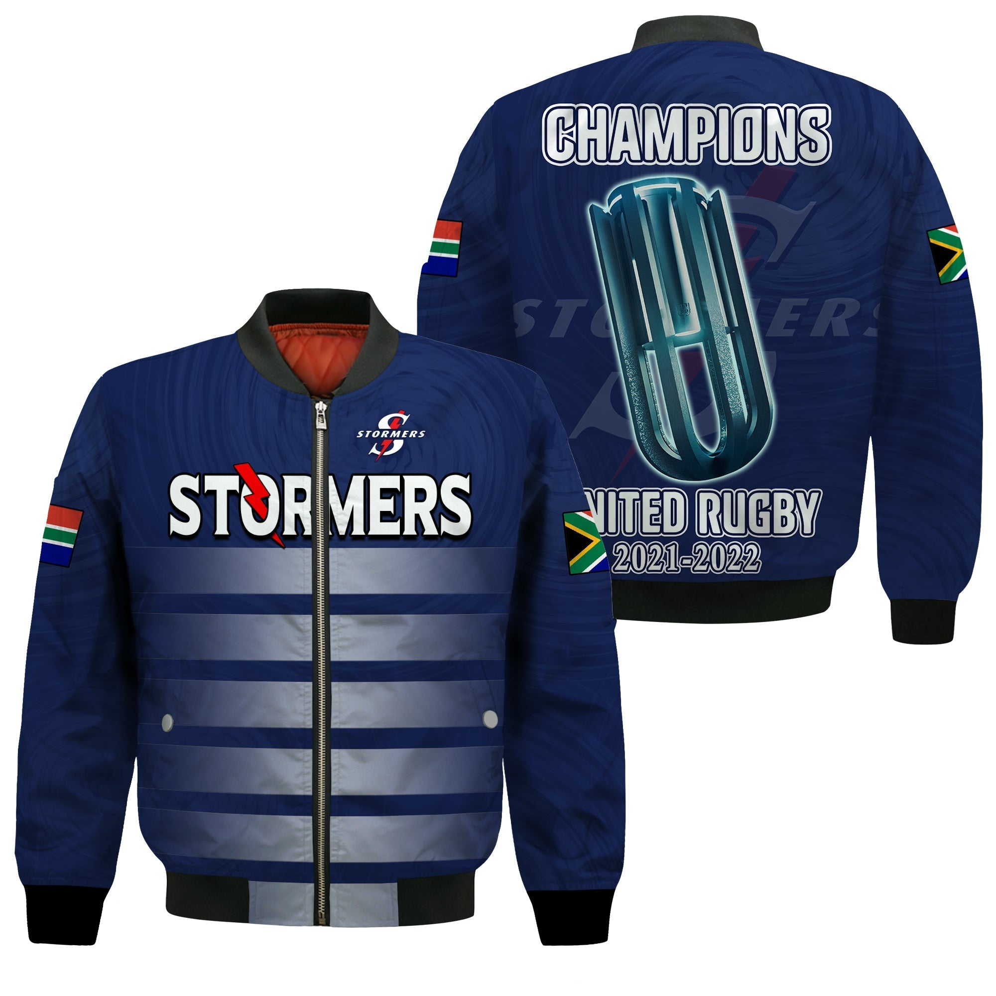 Stormers South Africa Rugby Bomber Jacket We Are The Champions URC Unity - Wonder Print Shop