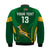 (Custom Text and Number) South Africa Rugby Bomber Jacket Springboks Champion LT13 - Wonder Print Shop