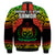 Samoa Rugby Bomber Jacket Teuila Torch Ginger Gradient Style - Wonder Print Shop