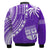 Fiji Rugby Sevens Bomber Jacket Fijian 7s Tapa Polynesian Purple LT13 - Wonder Print Shop