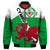 Wales Football Bomber Jacket Come On Welsh Dragons With Celtic Knot Pattern - Wonder Print Shop