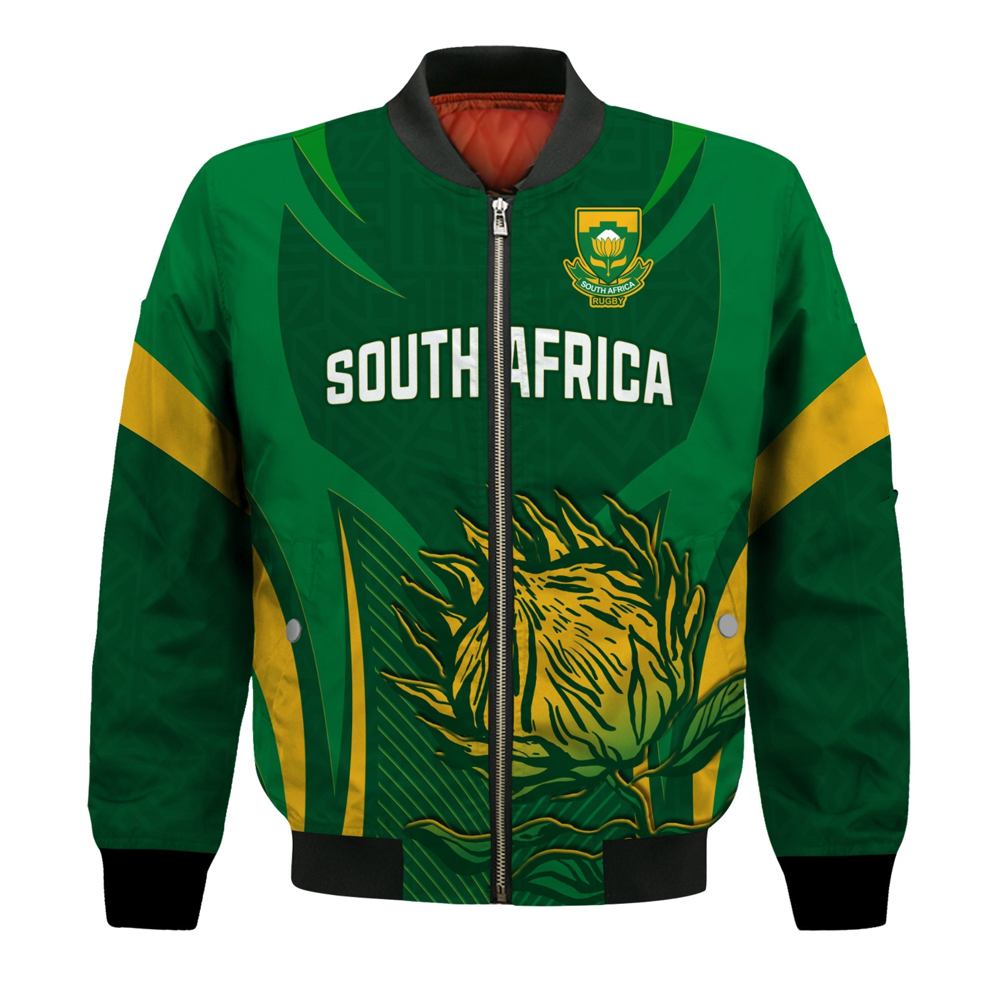 South Africa Rugby Bomber Jacket Springboks Champion LT13 - Wonder Print Shop