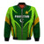 (Custom Text and Number) Pakistan Cricket Bomber Jacket Green Shaheens Champion LT13 - Wonder Print Shop