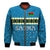 Custom Personalised Sanma Province Bomber Jacket Vanuatu Pig Tusk Polynesian Flag Style - Wonder Print Shop