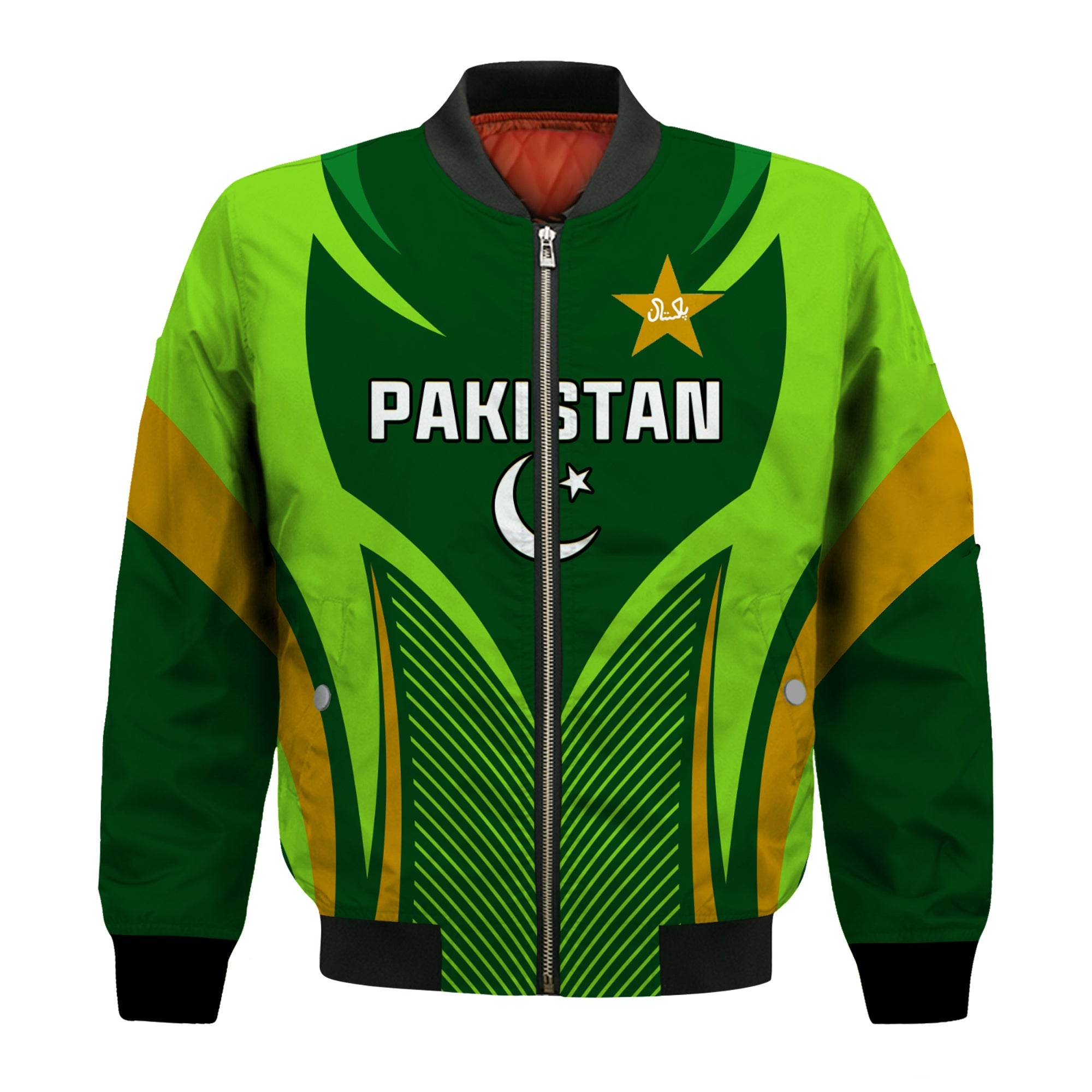 Pakistan Cricket Bomber Jacket Green Shaheens Champion LT13 - Wonder Print Shop