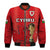 (Custom Text And Number) Wales Football Bomber Jacket Cymru Champions World Cup 2022 - Wonder Print Shop