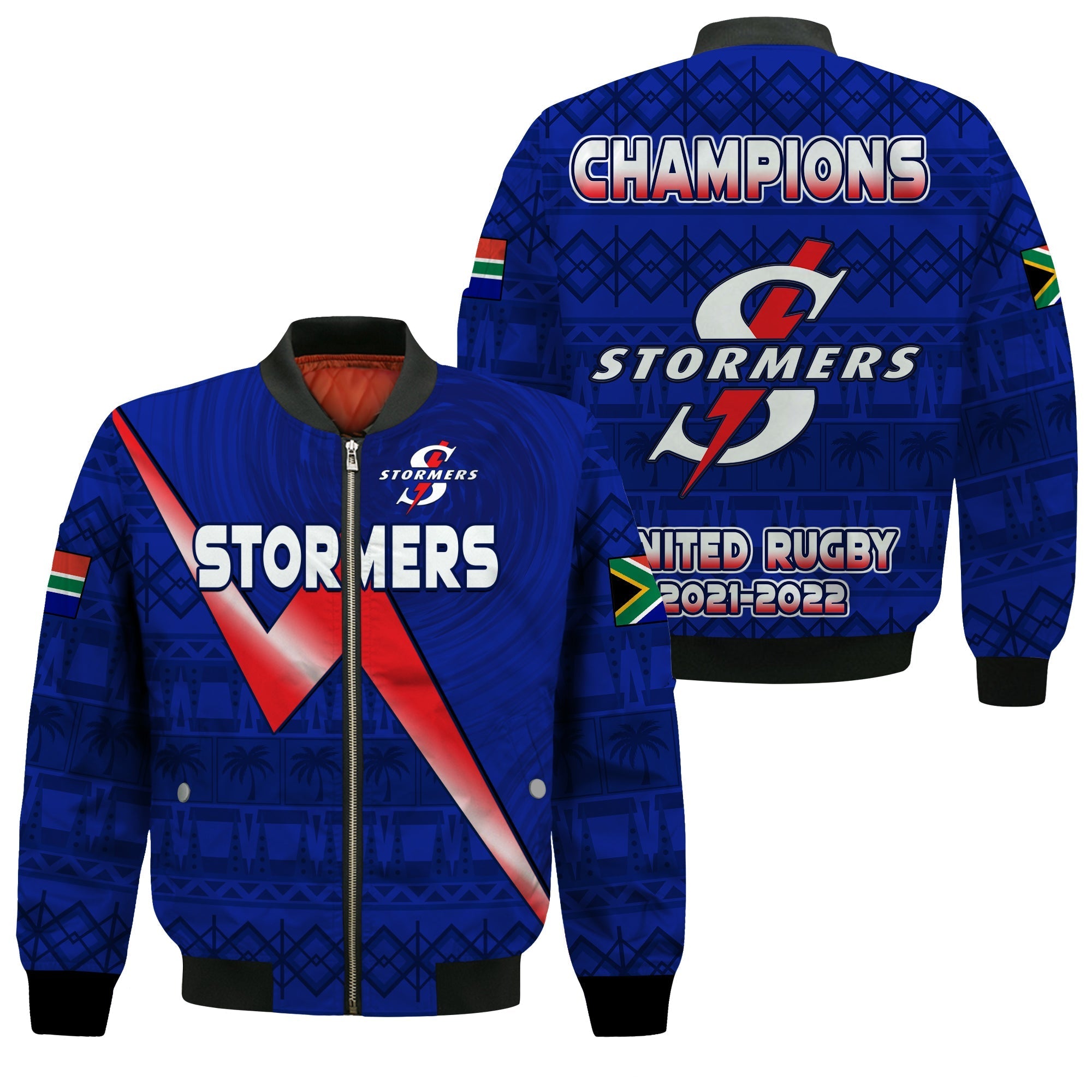 stormers-south-africa-rugby-bomber-jacket-we-are-the-champions-urc-african-pattern