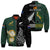 South Africa Protea and New Zealand Fern Bomber Jacket Rugby Go Springboks vs All Black LT13 - Wonder Print Shop