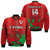 (Custom Text And Number) Wales Football Bomber Jacket World Cup 2022 Come On Cymru Yma O Hyd - Wonder Print Shop