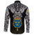 Viking Long Sleeve Button Shirt Sweden Viking Symbol RLT12 - Wonder Print Shop