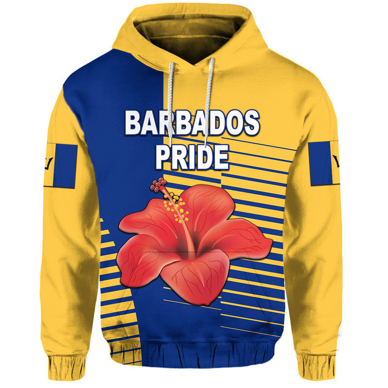 Custom Barbados Cricket Pride Hoodie Simple Style LT8 - Wonder Print Shop