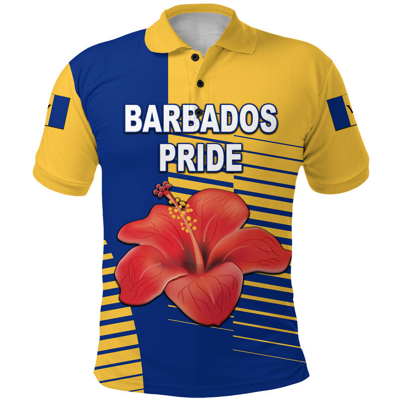 Custom Barbados Cricket Pride Polo Shirt Simple Style LT8 - Wonder Print Shop