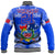 (Custom Personalised) Toa Samoa Polynesian Rugby Baseball Jacket Samoan Flag Blue Color LT9 - Wonder Print Shop