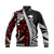 Custom Personalised Mate Ma'a Tonga Mixed Aotearoa Kiwis Rugby Baseball Jacket Silver Fern Mixed Polynesian Style LT9 - Wonder Print Shop