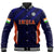 India National Cricket Team Baseball Jacket Men In Blue Sports Style LT9 - Wonder Print Shop