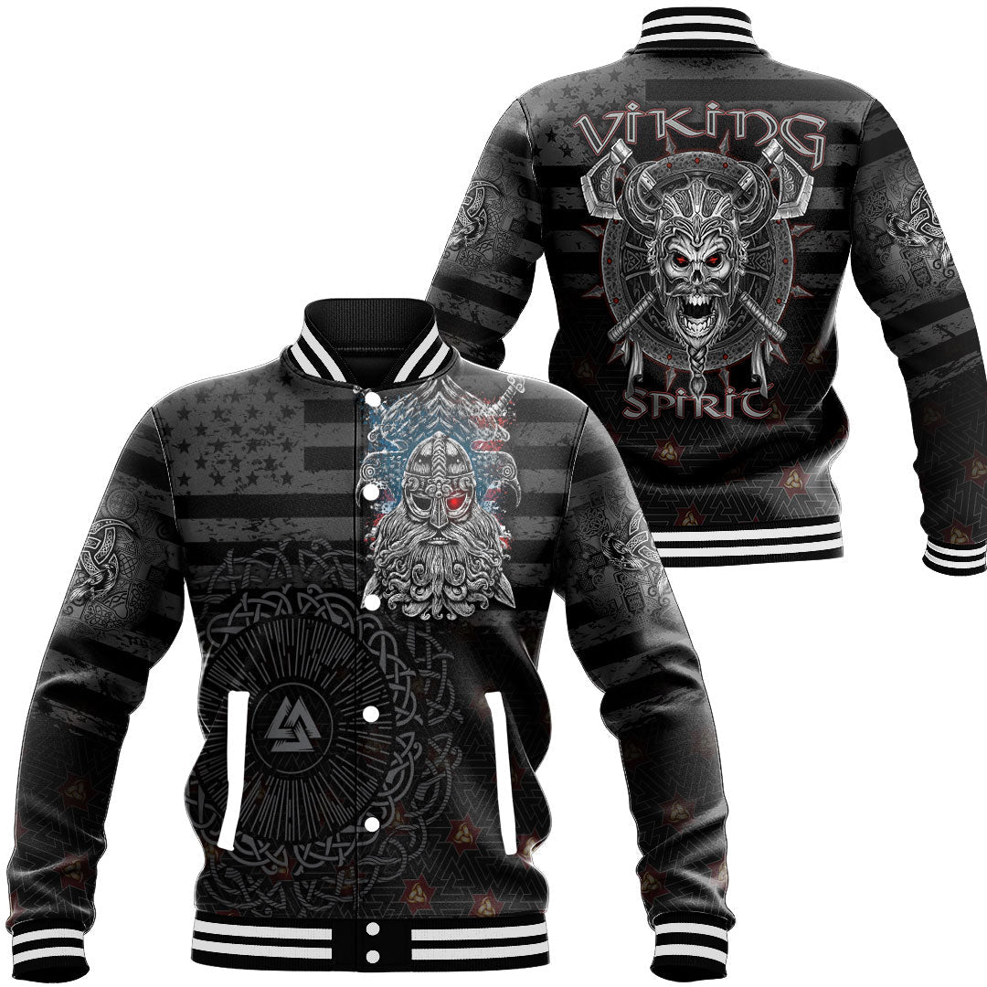 Viking Clothing American Viking The Viking Spirit Baseball Jackets RLT12 - Wonder Print Shop